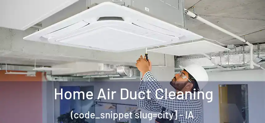  Home Air Duct Cleaning (code_snippet slug=city] - IA